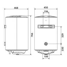 Водонагреватель Zanussi Lorica ZWH/S 80 1.5 кВт, погружной ТЭН, белый