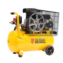 Компрессор воздушный DENZEL BCI2300/50, 2.3 кВт, ременный привод, 50 литров, 400 л/мин