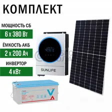 Солнечная электростанция «Пост охраны 3 кВт»